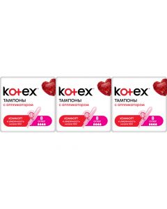 Buy Kotex Super tampons, with an applicator, set: 3 packs | Florida Online Pharmacy | https://florida.buy-pharm.com
