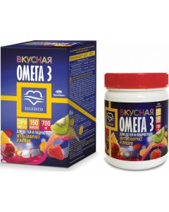 Buy Tasty Omega-3 Polyene with cherry or multifruit flavor, 150 chewable capsules  | Florida Online Pharmacy | https://florida.buy-pharm.com