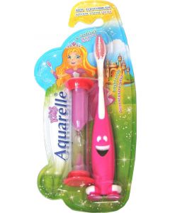 Buy AQUARELLE KIDS Children's toothbrush PINK with an hourglass for children over 3 years old | Florida Online Pharmacy | https://florida.buy-pharm.com
