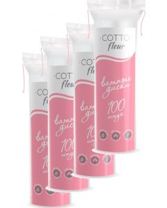 Buy Cotto Fleur cotton pads, 100 pcs x 4 packs | Florida Online Pharmacy | https://florida.buy-pharm.com