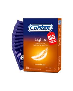 Buy Contex Lights condoms, maximum sensitive, 18 pcs | Florida Online Pharmacy | https://florida.buy-pharm.com