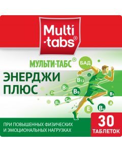 Buy Vitamin and mineral complex Multi-tabs 'Energy Plus', 30 tablets | Florida Online Pharmacy | https://florida.buy-pharm.com