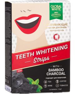 Buy Global White Teeth Whitening Strips Charcoal 7 DAYs | Florida Online Pharmacy | https://florida.buy-pharm.com