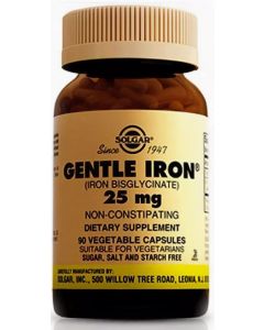 Buy Solgar, Gentle Iron 'Readily available iron', 25 mg, 90 capsules | Florida Online Pharmacy | https://florida.buy-pharm.com