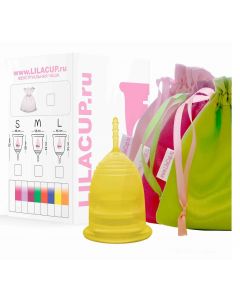 Buy Menstrual cup LilaCup BOX PLUS size M yellow | Florida Online Pharmacy | https://florida.buy-pharm.com