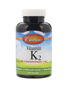 Buy Carlson Labs, Vitamin K2, MK-4 (menatetrenone), 5 mg, 180 capsules | Florida Online Pharmacy | https://florida.buy-pharm.com