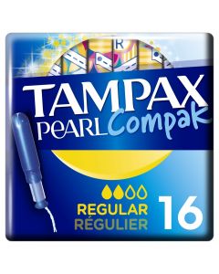 Buy TAMPAX Compak Pearl Feminine hygiene tampons with Regular Duo applicator 16pcs | Florida Online Pharmacy | https://florida.buy-pharm.com