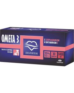 Buy Omega-3 35% Polien with hawthorn extract and vitamin E capsules 1400 mg # 30 | Florida Online Pharmacy | https://florida.buy-pharm.com