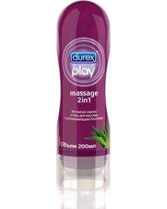 Buy Intimate lubricant and massage gel DUREX Play Massage 2in1, with soothing Aloe Vera, 200ml | Florida Online Pharmacy | https://florida.buy-pharm.com