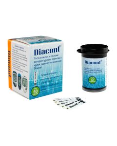 Buy Test strips for the Diacont blood glucose monitoring system, 50 pcs | Florida Online Pharmacy | https://florida.buy-pharm.com