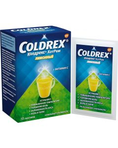 Buy Coldrex HotRem powder, for colds and flu, lemon flavor, 10 sachets | Florida Online Pharmacy | https://florida.buy-pharm.com