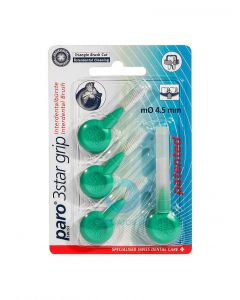 Buy Paro 3star-Grip Triangular brushes medium diameter 4.5 mm green 4 pcs | Florida Online Pharmacy | https://florida.buy-pharm.com