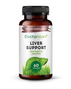 Buy DoctorWell Complex for liver with milk thistle and lecithin Liver Support, 60 pieces | Florida Online Pharmacy | https://florida.buy-pharm.com