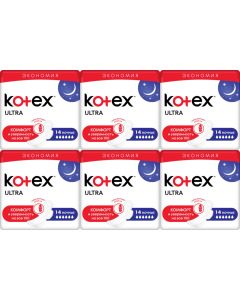Buy Women's pads Kotex Ultra Night, set: 6 packs | Florida Online Pharmacy | https://florida.buy-pharm.com