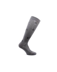 Buy Knee-highs 1 class of compression UNISEX Cotton Socks Fancy, size L-4 / color: gray (stamps) | Florida Online Pharmacy | https://florida.buy-pharm.com