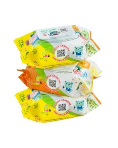 Buy FRESH NOTE / 360 baby wipes with aloe and vitamin E, 3 packs of 120 wipes | Florida Online Pharmacy | https://florida.buy-pharm.com