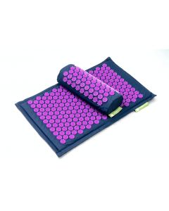 Buy Ecomat massage acupuncture mat and roller with lilies of the new generation, massager-applicator, dark | Florida Online Pharmacy | https://florida.buy-pharm.com