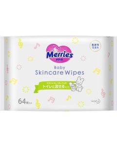 Buy Wet wipes for children Merries 'Flushable', 64 pcs | Florida Online Pharmacy | https://florida.buy-pharm.com