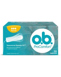 Buy OB ProComfort Normal tampons, 32 pcs | Florida Online Pharmacy | https://florida.buy-pharm.com