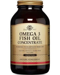 Buy Solgar, Omega 3 Fish Oil Concentrate 'Omega-3 Fish Oil Concentrate', 120 capsules | Florida Online Pharmacy | https://florida.buy-pharm.com