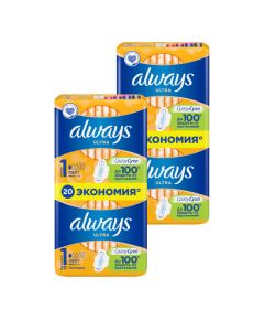 Buy Always DUO Ultra Light, set of TWO packs of 20 pads (40 pcs) | Florida Online Pharmacy | https://florida.buy-pharm.com