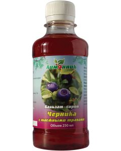 Buy NPK lemongrass. 'Balsam-syrup Blueberry with taiga herbs' Diabetes. Visual acuity. 250 ml. | Florida Online Pharmacy | https://florida.buy-pharm.com