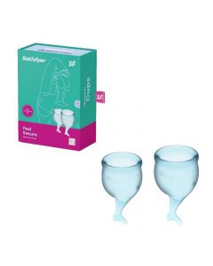 Buy Set of menstrual cups Satisfyer Feel secure blue | Florida Online Pharmacy | https://florida.buy-pharm.com