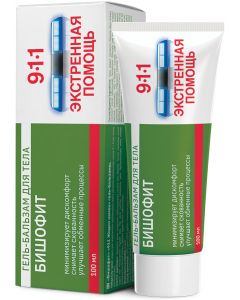 Buy 911 'Bischofite' gel-balm for the body with joint and muscle pain, 100 ml | Florida Online Pharmacy | https://florida.buy-pharm.com