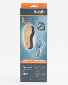 Buy Insoles B.Well soft, with support for longitudinal-transverse arches of the foot, leather, DUO, FW-618 MED, size 43 | Florida Online Pharmacy | https://florida.buy-pharm.com