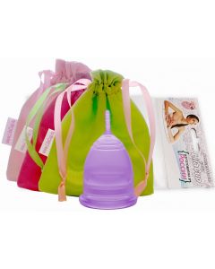 Buy Menstrual cup LilaCup Practitioner in a satin bag purple L  | Florida Online Pharmacy | https://florida.buy-pharm.com