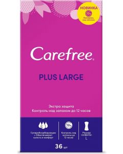 Buy Carefree Pads plus Large 36 pcs | Florida Online Pharmacy | https://florida.buy-pharm.com