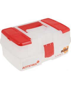 Buy First aid kit Blocker 'Ambulance', with compartments, transparent, 29 x 17 x 13 cm | Florida Online Pharmacy | https://florida.buy-pharm.com