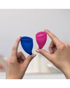 Buy Menstrual Cup Set Fun Factory FUN CUP EXPLORE KIT: SIZE A & SIZE B, pink - ultramarine | Florida Online Pharmacy | https://florida.buy-pharm.com