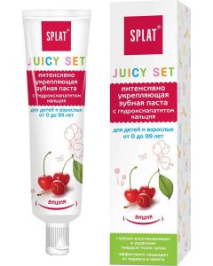 Buy Splat Juicy children's toothpaste, strengthening, with calcium hydroxyapatite, cherry flavor, 35 ml | Florida Online Pharmacy | https://florida.buy-pharm.com