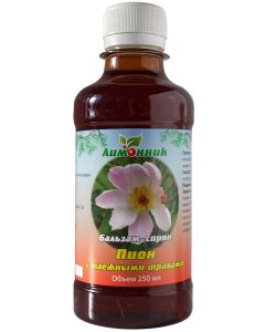 Buy NPK lemongrass. 'Balm-syrup Peony with taiga herbs' Vessels. Healthy sleep. Calming. Nervous system. 250 ml. | Florida Online Pharmacy | https://florida.buy-pharm.com