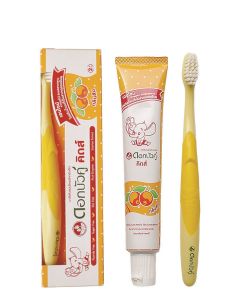 Buy DOK BUA KU toothpaste with orange 35 g and a yellow extra soft toothbrush  | Florida Online Pharmacy | https://florida.buy-pharm.com