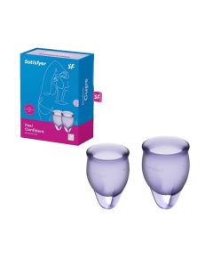 Buy Set of menstrual cups Satisfyer Feel confident purple | Florida Online Pharmacy | https://florida.buy-pharm.com