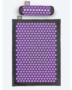 Buy Massage Acupuncture Set: Mat + Roller + Relaxmat Backpack, Graphite / Purple. Promotes relaxation and relief from back pain and headaches. Made in Russia. | Florida Online Pharmacy | https://florida.buy-pharm.com