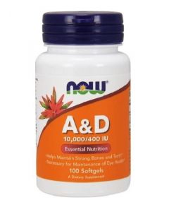 Buy Now Foods Vitamin A&D Vitamin Complex 10000/400 100 gel. caps | Florida Online Pharmacy | https://florida.buy-pharm.com