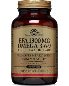 Buy Solgar, EFA 1300 MG Omega 3-6-9 'Fatty acid complex 1300 mg Omega 3-6- 9 ', 60 capsules | Florida Online Pharmacy | https://florida.buy-pharm.com