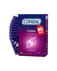 Buy Contex Classic Big Pack Classic condoms with lubricating gel natural sensations, 18 pcs | Florida Online Pharmacy | https://florida.buy-pharm.com