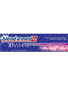 Buy Blend-a-med Toothpaste '3D White Invigorating freshness', 100 ml | Florida Online Pharmacy | https://florida.buy-pharm.com