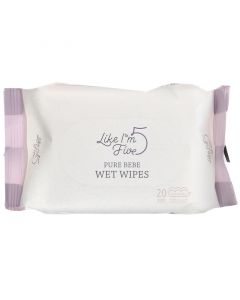 Buy Like I'm Five, Pure Bebe, Unscented wet wipes, 20 pieces per pack | Florida Online Pharmacy | https://florida.buy-pharm.com