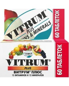 Buy Vitrum Plus tablets P / O Plen. 1455Mg No. 60 (Bad) | Florida Online Pharmacy | https://florida.buy-pharm.com