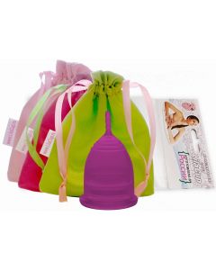 Buy Menstrual cup LilaCup Practitioner in a satin bag purple L | Florida Online Pharmacy | https://florida.buy-pharm.com