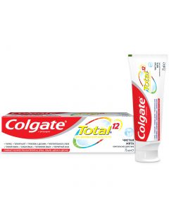 Buy Colgate Toothpaste 'Total 12. Pure Mint', complex, 75 ml | Florida Online Pharmacy | https://florida.buy-pharm.com