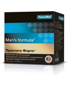 Buy Man's formula 'Prostate Forte' capsules, 650 mg, 60 pcs | Florida Online Pharmacy | https://florida.buy-pharm.com