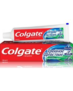 Buy Complex toothpaste Colgate 'Triple action. Natural mint', 100 ml | Florida Online Pharmacy | https://florida.buy-pharm.com
