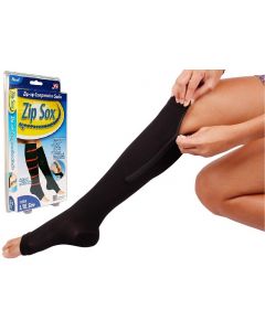 Buy Compression knee-highs with zippers Zip Sox black, size 35-39 | Florida Online Pharmacy | https://florida.buy-pharm.com