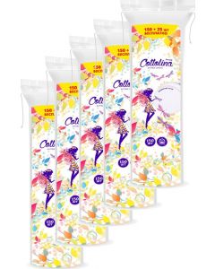 Buy Cotton pads Cotto Cottolina, 150 + 25 pcs x 5 packs | Florida Online Pharmacy | https://florida.buy-pharm.com
